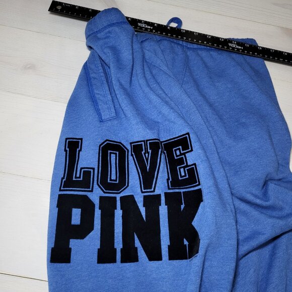 Victoria's Secret PINK Y2k Baggy Sweatpant Velour Print Wide Leg - Picture 2 of 6